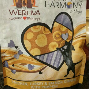 Photo of Weruva Caloric Harmony Grain Free Chicken Turkey and Salmon Dinner with Pumpkin Dry Dog Food uploaded by Shea L.