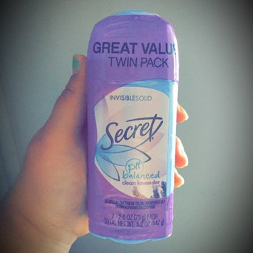 Photo of Secret® Clean Lavender Invisible Solid Antiperspirant & Deodorant 2-2.7 oz. Pack uploaded by Jessica O.