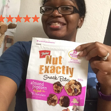 Photo of FISHER NUT EXACTLY® Snack Bites - Almond Popcorn dipped in Milk Chocolate uploaded by Lynkethia C.