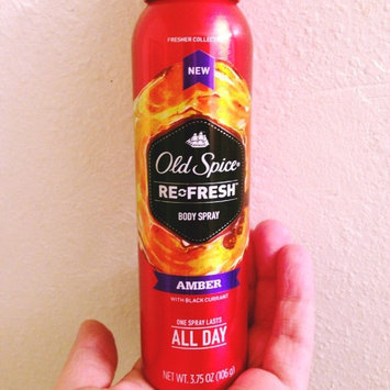 Photo of Old Spice Fresher Collection Amber Scent Body Spray, 3.75 oz uploaded by Racheal S.