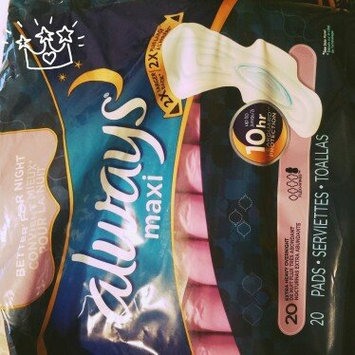 Photo of Always Maxi Size 5 Extra Heavy Overnight Pads with Wings Unscented uploaded by Morenike K.