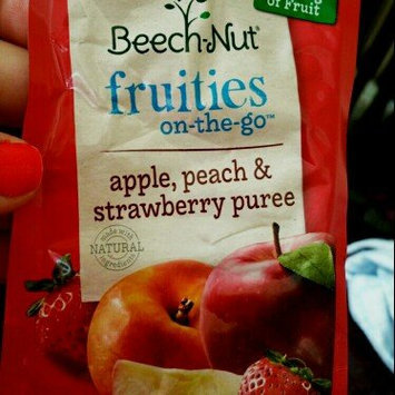 Photo of Beech-Nut apple, peach & strawberry fruities on-the-go pouch uploaded by Carolina P.