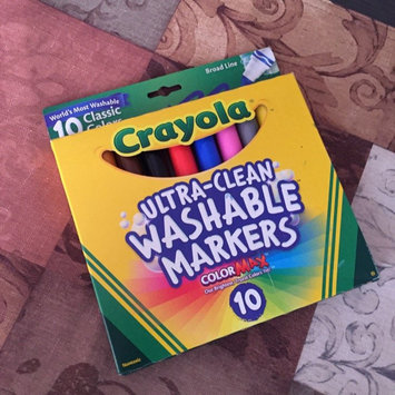 Photo of Crayola 10 Ct Ultraclean Broadline Classic uploaded by Nora B.
