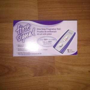 Photo of First Signal One-Step Pregnancy Test uploaded by Cynthia H.