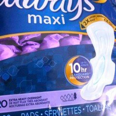Photo of Always Maxi Size 5 Extra Heavy Overnight Pads with Wings Unscented uploaded by Linda H.