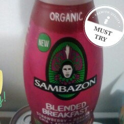 Photo of Sambazon Blended Breakfast Strawberry+Banana+Chia+Ancient Grains Superfood Smoothie uploaded by Adeline P.