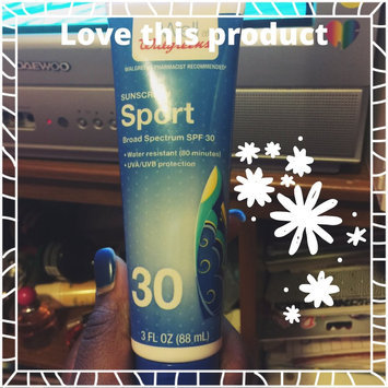 Photo of Walgreens Sport Sunscreen SPF 30 uploaded by Miyah R.