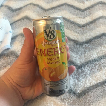 Photo of V8® V-Fusion + Energy Peach Mango Flavored Vegetable & Fruit Juice uploaded by Allison M.