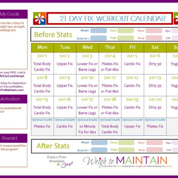Photo of 21 Day Fix Tracker uploaded by Bethany O.