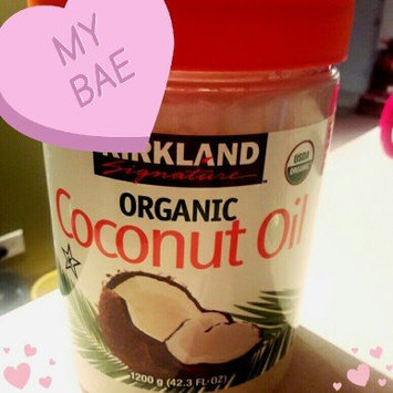 Photo of Kirkland Signature Organic Virgin Coconut Oil Cold Pressed Unrefined 42.3 Fl oz uploaded by Andrea M.
