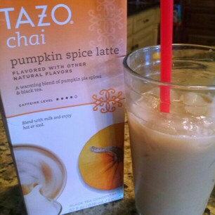 Photo of Tazo Chai Pumpkin Spice Latte Black Tea uploaded by Stephanie M.