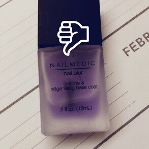 Photo of NailMedic Nail Blur Fine Line & Ridge Filling Base Coat, .5 fl oz uploaded by Susie G.