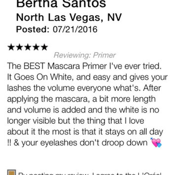Photo of L'Oréal Paris Voluminous® Primer & Mascara Carded Pack uploaded by Bertha S.