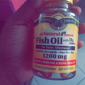 Photo of Spring Valley Fish Oil with D3 Dietary Supplement Softgels, 1200mg, 60 count uploaded by Lynda J.