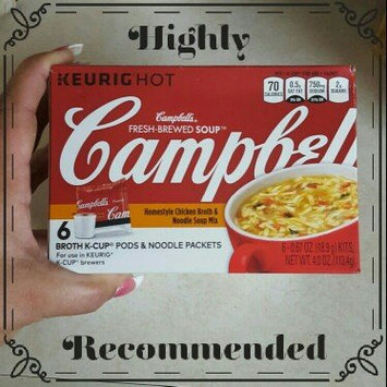Photo of Campbell's® Fresh-Brewed Soup Homestyle Chicken Broth & Noodle Soup Mix Coffee Podss uploaded by Nicole L.
