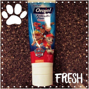 Photo of Orajel Bubble Guppies Anticavity Fluoride Toothpaste, 2+ Years, Fin-tastic Fruit, 4.2 oz uploaded by Jennifer H.