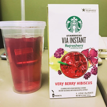 Photo of STARBUCKS® Refreshers™ Very Berry Hibiscus VIA® Ready Brew uploaded by Allie G.