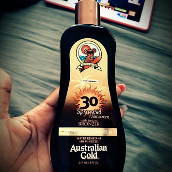 Photo of Australian Gold Spray Gel with Instant Bronzer SPF 30 uploaded by N. W.
