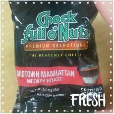 Photo of Chock Full o'Nuts Medium Roast Coffee Midtown Manhattan Single Serve Cups uploaded by Couponlady C.