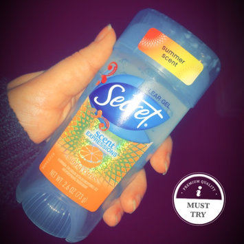 Photo of Secret Scent Expressions Clear Gel Antiperspirant & Deodorant, Sunny Citrus, 2.6 oz uploaded by Serena E.