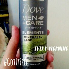 Photo of Dove Men+Care Elements Minerals and Sage Dry Spray uploaded by Mariangel C.