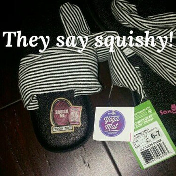 Photo of Sanuk Girls' Yoga Sling Sandal - Black/White Stripes - 6/7 uploaded by Erica W.