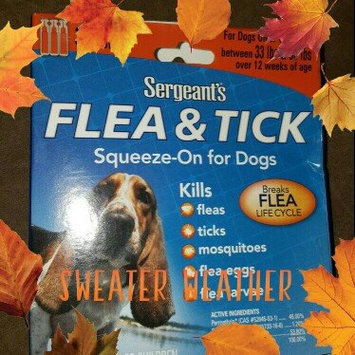Photo of Sergeant's Flea and Tick Squeeze-On for Dogs - 33-66 lb uploaded by Faith M.