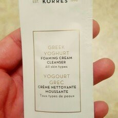Photo of KORRES Greek Yoghurt Foaming Cream Cleanser uploaded by Kaleigh P.