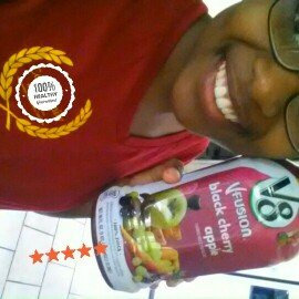 Photo of V8® V-Fusion + Energy Peach Mango Flavored Vegetable & Fruit Juice uploaded by Tiara C.