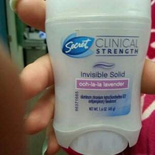 Photo of Secret Clinical Strength Invisible Solid Women's Antiperspirant & Deodorant Ooh-La-La Lavender uploaded by kimberly c.