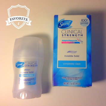Photo of Secret Clinical Strength Clear Gel Women's Antiperspirant & Deodorant Completely Clean uploaded by nichole g.