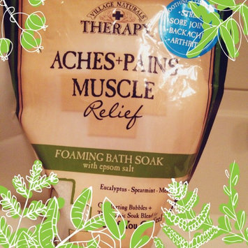 Photo of Village Naturals Therapy Aches+Pains Muscle Relief Foaming Bath Soak with Epsom Salt, 36 oz uploaded by Claire C.