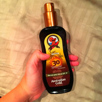 Photo of Australian Gold Spray Gel with Instant Bronzer SPF 30 uploaded by Gretchen L.