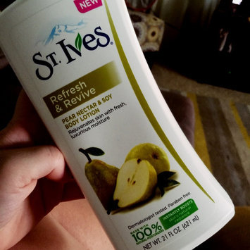 Photo of St. Ives Reviving Pear Nectar & Soy Body Lotion uploaded by Monica S.
