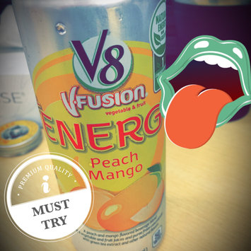 Photo of V8® V-Fusion + Energy Peach Mango Flavored Vegetable & Fruit Juice uploaded by Kristina F.