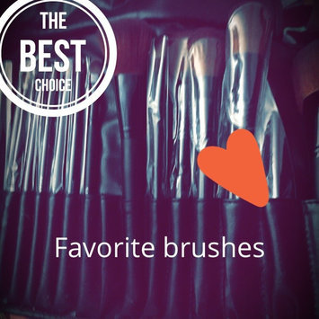 Photo of Shany Cosmetics SHANY Professional 12 - Piece Natural Goat and Badger Cosmetic Brush Set with Pouch - Red uploaded by Valerie M.