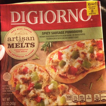 Photo of DIGIORNO Artisan Style Melts Spicy Sausage Pomodoro Pizza Box uploaded by kelly m.