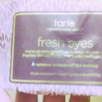Photo of tarte Fresh Eyes Maracuja Waterproof Eye Makeup Remover Wipes uploaded by Amanda W.
