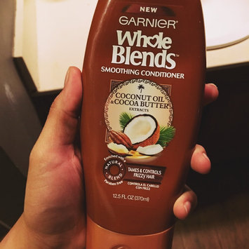 Photo of Garnier Whole Blends Coconut Oil & Cocoa Butter Extracts Smoothing Conditioner uploaded by Ashlynne L.