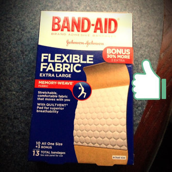 Photo of Band-Aid® Brand Adhesive Bandages Flexible Fabric Band Aids 100 ct. Box uploaded by Lauren A.