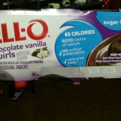 Photo of JELL-O Chocolate Vanilla Swirls Reduced Calorie Pudding Snacks uploaded by Jazmine S.