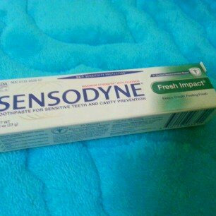 Photo of Sensodyne Fresh Impact Sensitive Teeth & Cavity Prevention Toothpaste uploaded by Shannon M.