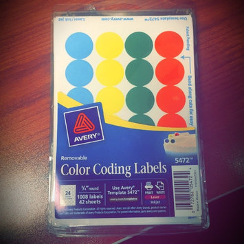 Photo of Avery Print or Write Round Color-Coding Removable Labels uploaded by Kayla D.