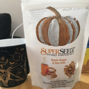 Photo of Kathie's Kitchen Super Seedz Sugar & Cinnamon Gourmet Shelled Pumpkin Seeds, 5 oz, (Pack of 6) uploaded by Stacy B.