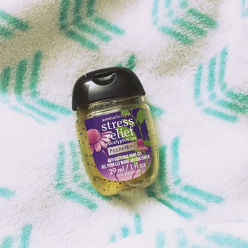 Photo of Bath & Body Works PocketBac Stress Relief Eucalyptus Spearmint Anti-Bacterial Hand Gel uploaded by Geanne Marrie B.