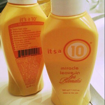 Photo of It's a 10 Blonde Miracle Leave in Treatment uploaded by Rebecca B.
