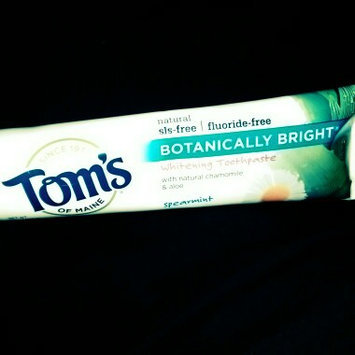 Photo of Tom's OF MAINE Spearmint Fluoride-Free Botanically Bright® Toothpaste uploaded by Tara W.