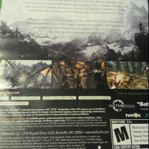 Photo of Bethesda Elder Scrolls V: Skyrim (Xbox 360) uploaded by member-5763be086