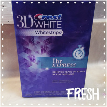 Photo of Crest 3D White Whitestrips 1-hour Express Teeth Whitening Kit uploaded by Whitney W.