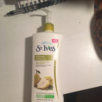 Photo of St. Ives Reviving Pear Nectar & Soy Body Lotion uploaded by Patty A.